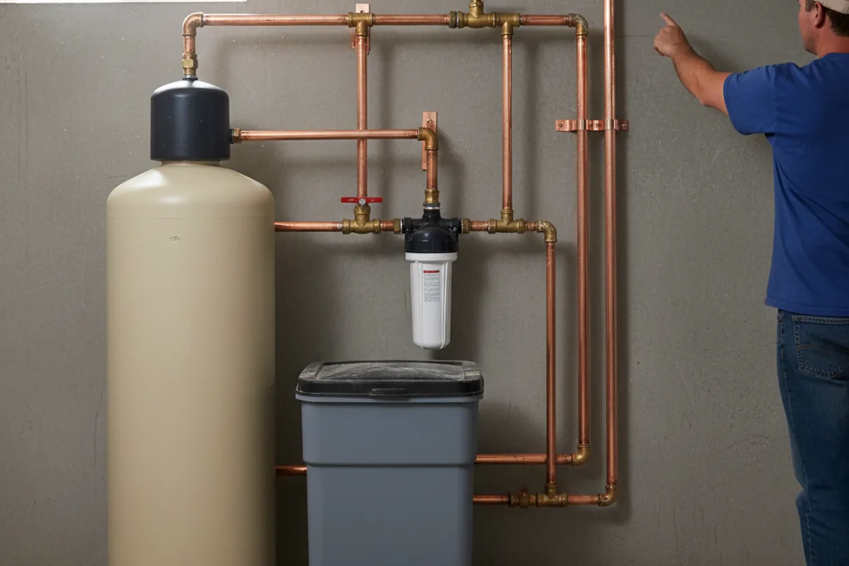 Whole-house water treatment system installed in Alpharetta